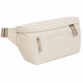 Marsupio 32 x 8 x 17 cm in tessuto beige con tasche zip per uso quotidiano
